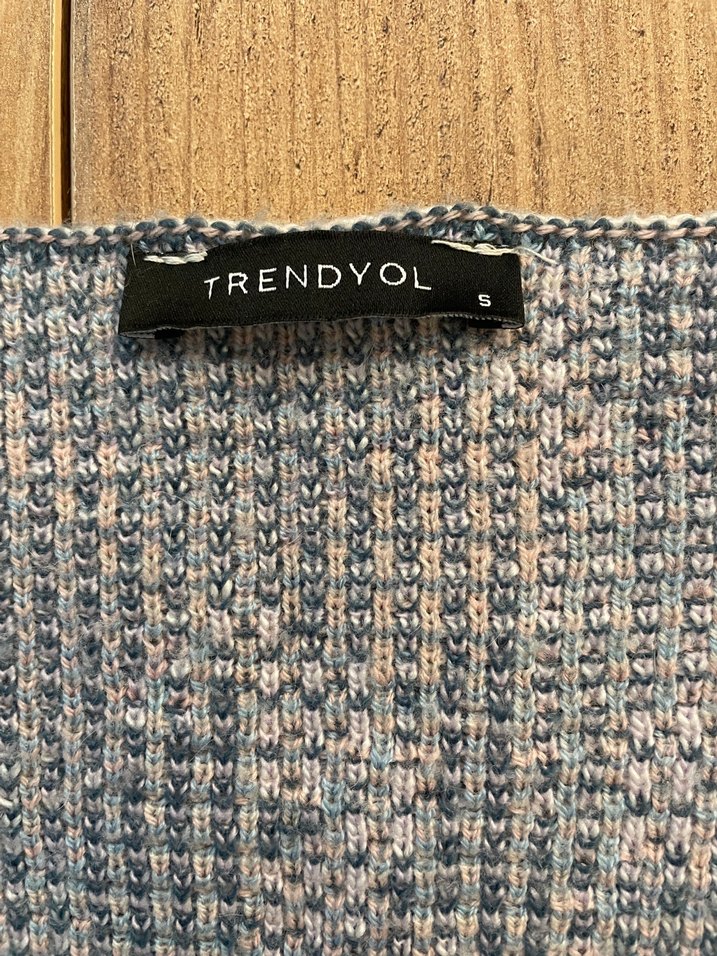 Trendyol Renkli Midi Triko Hırka - Görsel 5