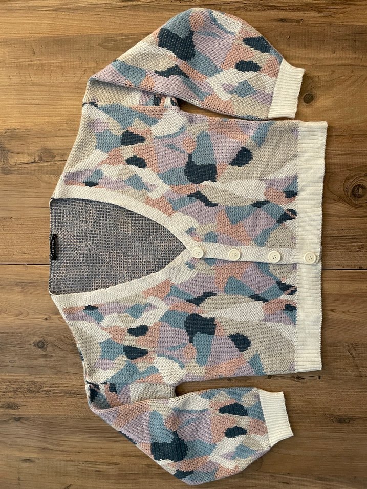 Trendyol Renkli Midi Triko Hırka - Görsel 3