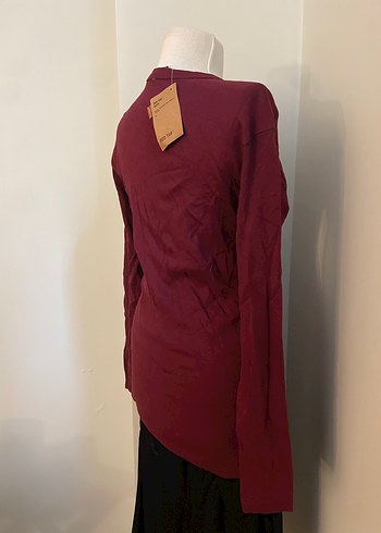 Vintage Levis Red Tab Bordo Uzun Kollu Kadın Bluz - Görsel 2