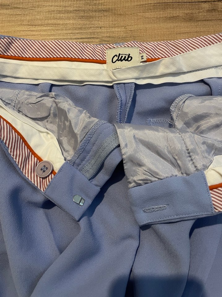 Beymen Club İndigo Cigarette Kumaş Pantolon - Görsel 3