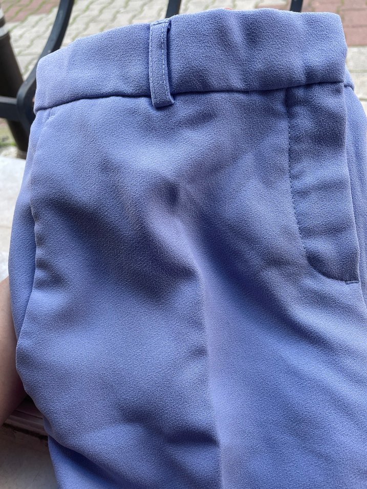 Beymen Club İndigo Cigarette Kumaş Pantolon - Görsel 5