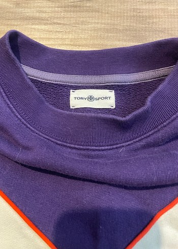 Tory burch sport chevron mor sweatshirt - Görsel 5