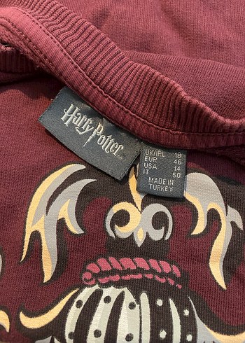 Atmosphere Harry Potter Bordo Kadın Sweatshirt - Görsel 5