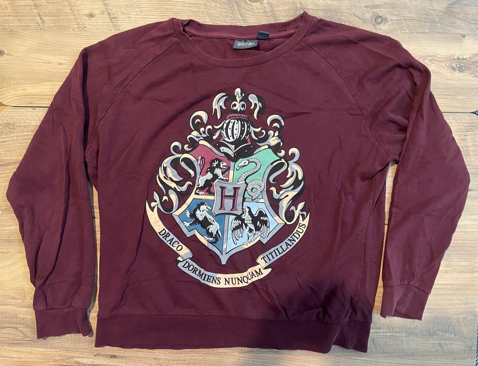 Atmosphere Harry Potter Bordo Kadın Sweatshirt - Görsel 3