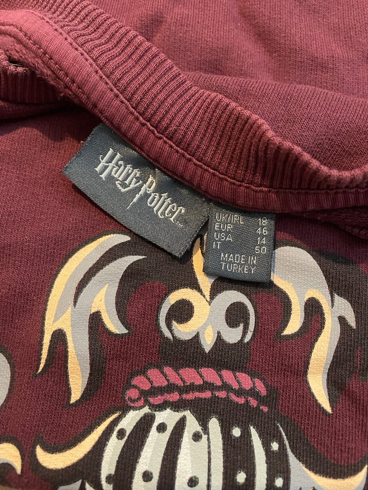 Atmosphere Harry Potter Bordo Kadın Sweatshirt - Görsel 5