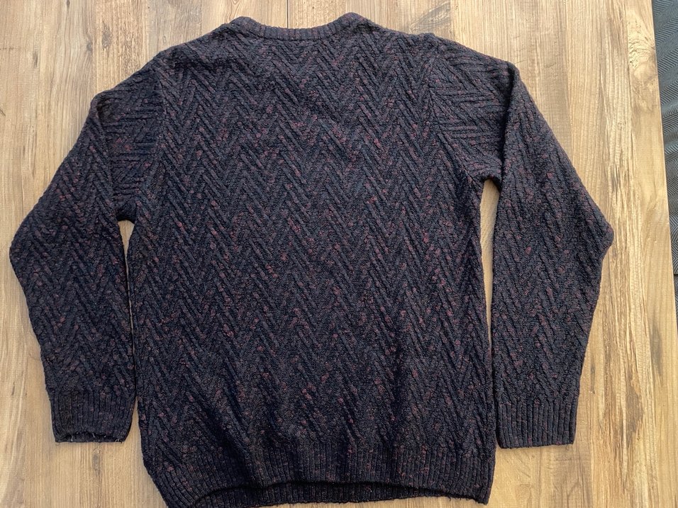 Defacto Unisex Örgü Kazak Yuvarlak Yaka - Görsel 4