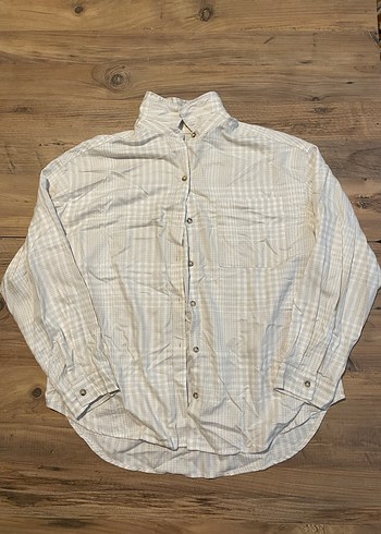 Bej Ekoseli Uzun Kollu Gömlek - Görsel 3