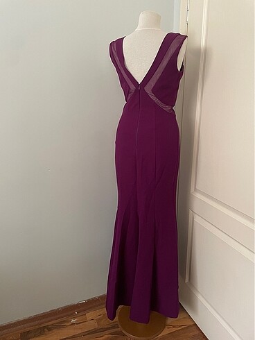 Hot contact balık etek mor abiye - Görsel 2