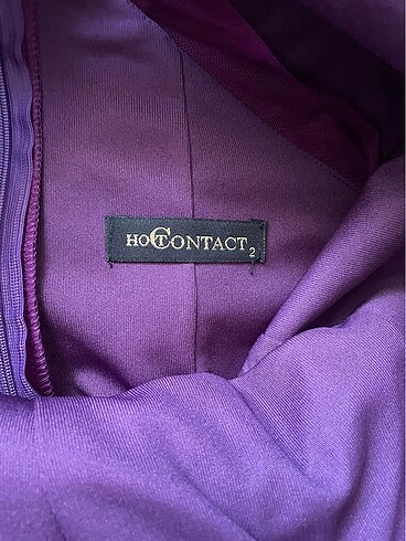 Hot contact balık etek mor abiye - Görsel 5