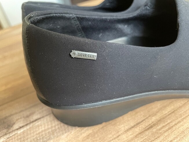 Ecco soft wedge siyah ayakkabı - Görsel 7