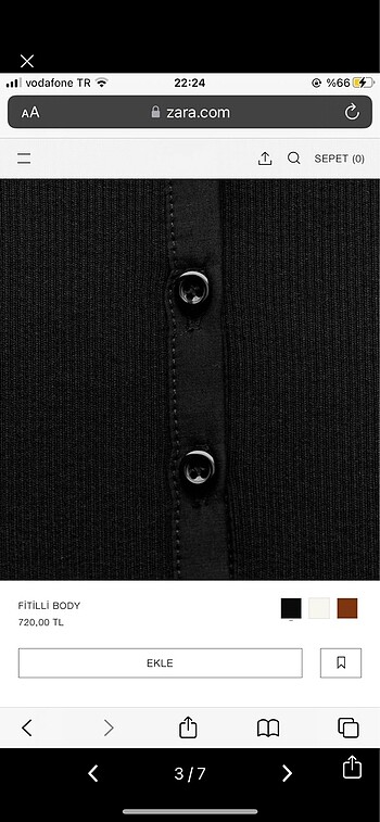 l Beden Zara fitilli body