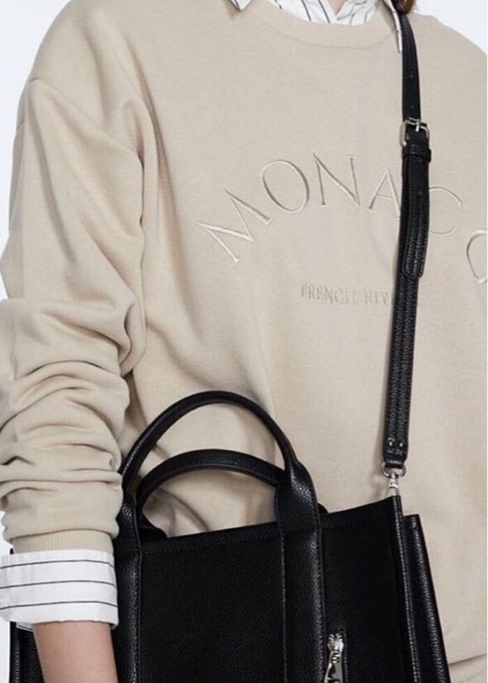 Stradivarius tote çanta - Görsel 2