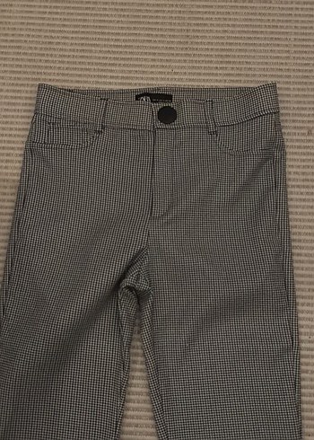 Zara Zara Gri Kadın Kumaş Pantolon