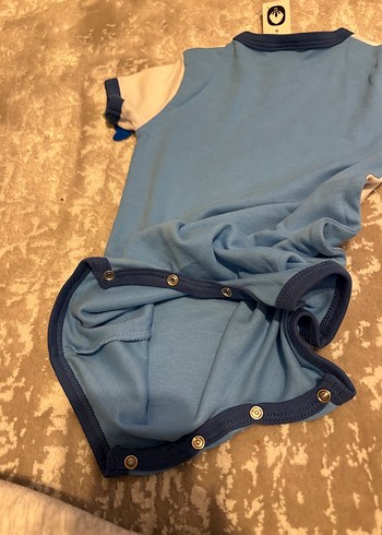 Kısa Kollu Erkek Bebek Tulum - Aslan Desenli - Görsel 5