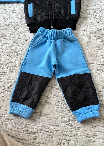 Erkek Bebek Kapüşonsuz Fermuarlı Eşofman Takımı - Görsel 2