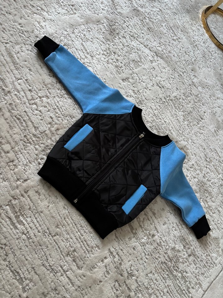 Erkek Bebek Kapüşonsuz Fermuarlı Eşofman Takımı - Görsel 4