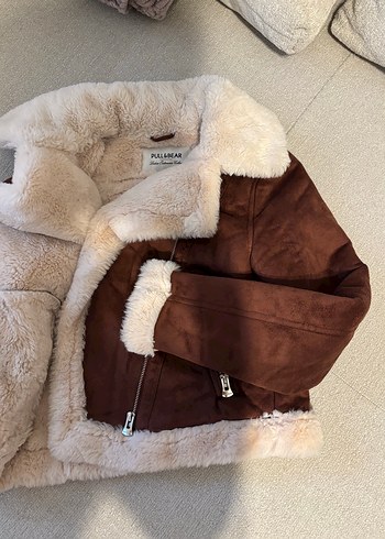 Kürk Detaylı Süet Kadın Ceket - Görsel 4