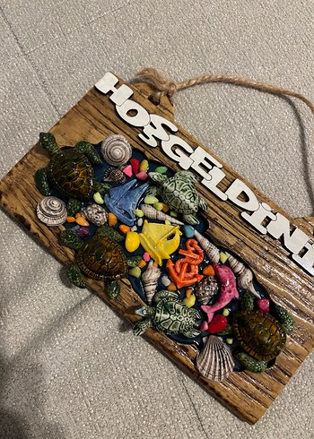 Renkli Hoşgeldiniz Kapı Duvar Süsü - Görsel 2