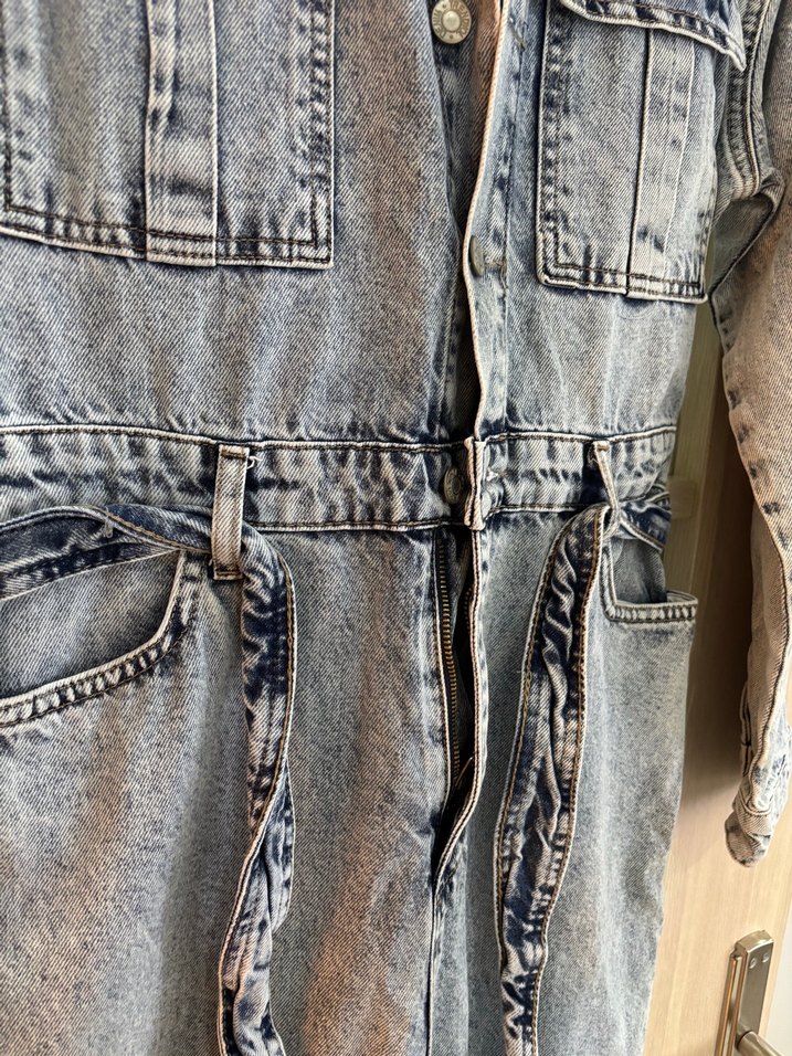 Kadın Kot Tulum - Görsel 4