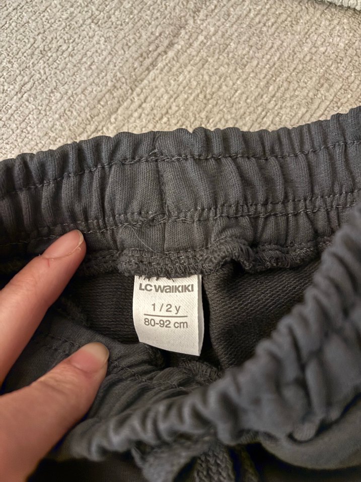 Erkek Gri Rahat Kesim Eşofman Altı - Görsel 2