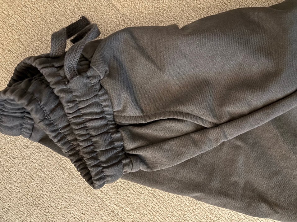 Erkek Gri Rahat Kesim Eşofman Altı - Görsel 4