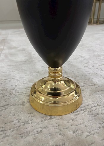 Siyah Vazo Altın Detaylı - Görsel 4