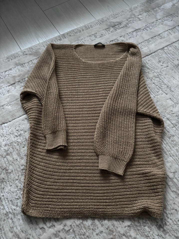 Triko Kadın Uzun Kollu Kazak - Görsel 5