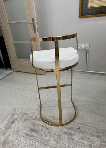 Beden çeşitli Renk Parlak Altın Renkli Bar Sandalye