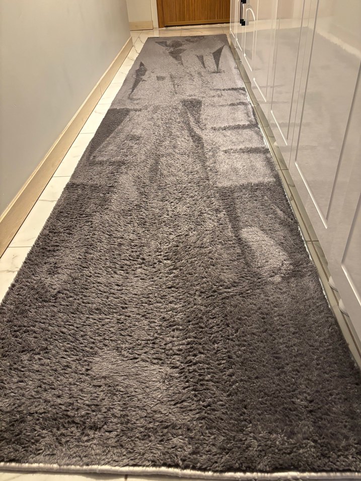 Gri Modern Desensiz Uzun Halı & Kilim - Görsel 4