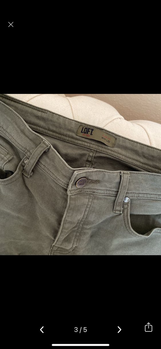 Düğmeli Erkek kot Pantolon - Görsel 3