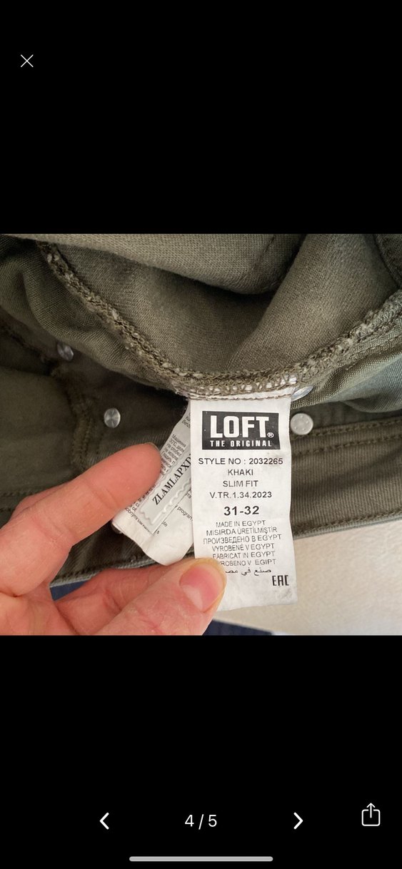 Düğmeli Erkek kot Pantolon - Görsel 4