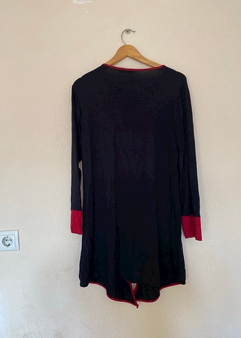 Fermuarlı Siyah Uzun Kollu tunik - Görsel 3