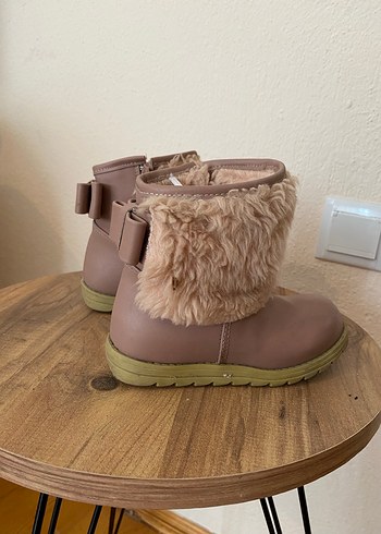 Kız Çocuk Pudra Kürklü Bot - Görsel 3