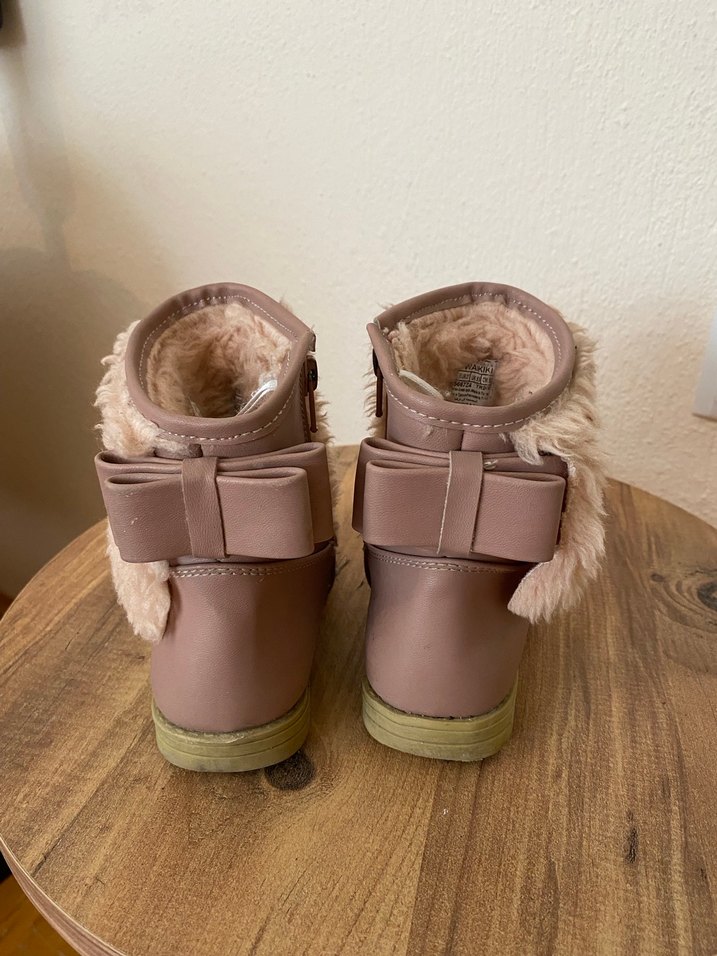 Kız Çocuk Pudra Kürklü Bot - Görsel 4