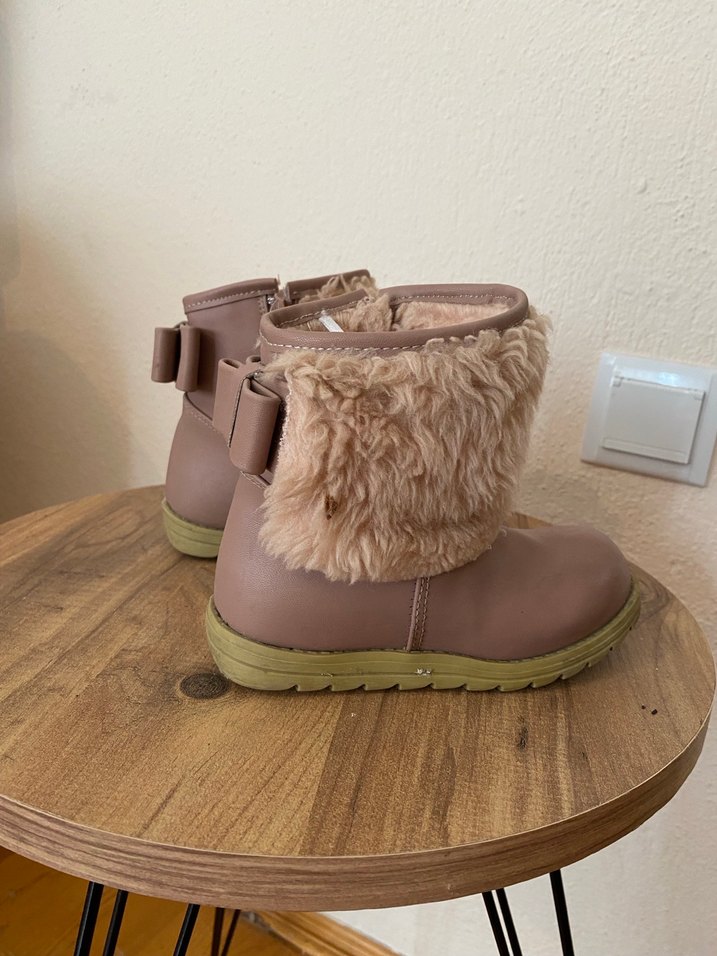 Kız Çocuk Pudra Kürklü Bot - Görsel 3