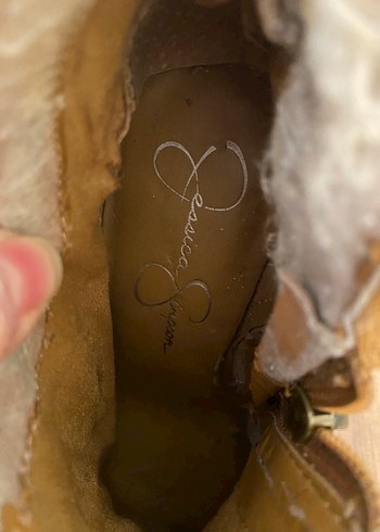 Püsküllü Süet Kahverengi Kadın Bot - Görsel 5