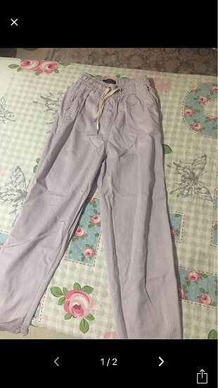 Lila bershka pantolon