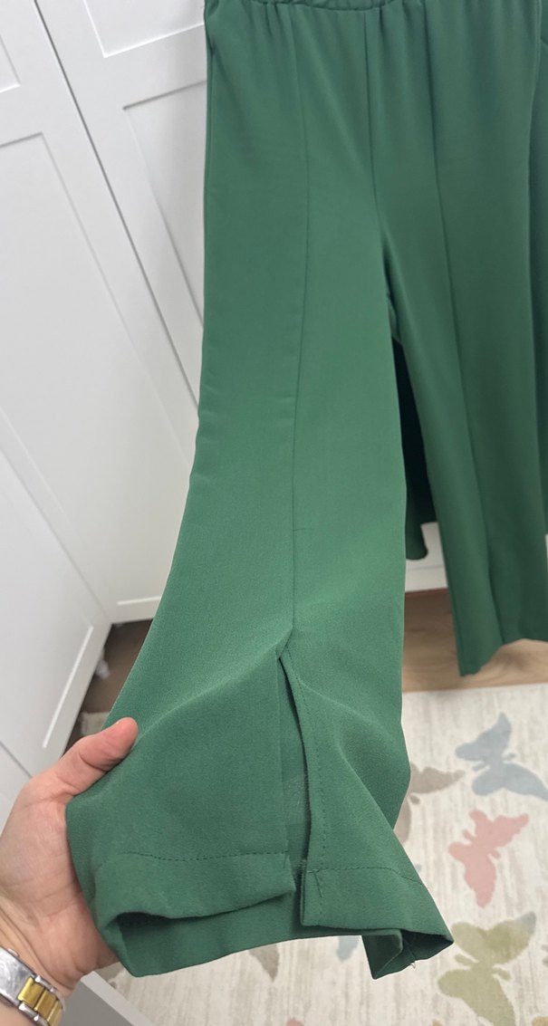 Yeşil Uzun Kollu Salaş Tunik - Görsel 4