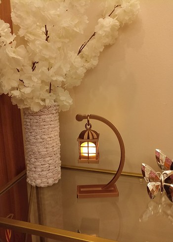 Bej Renkli Dekoratif Mumluk - Görsel 3