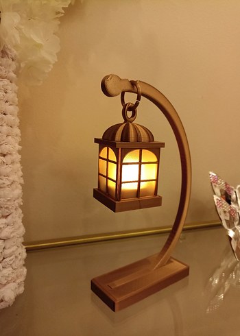 Bej Renkli Dekoratif Mumluk - Görsel 2