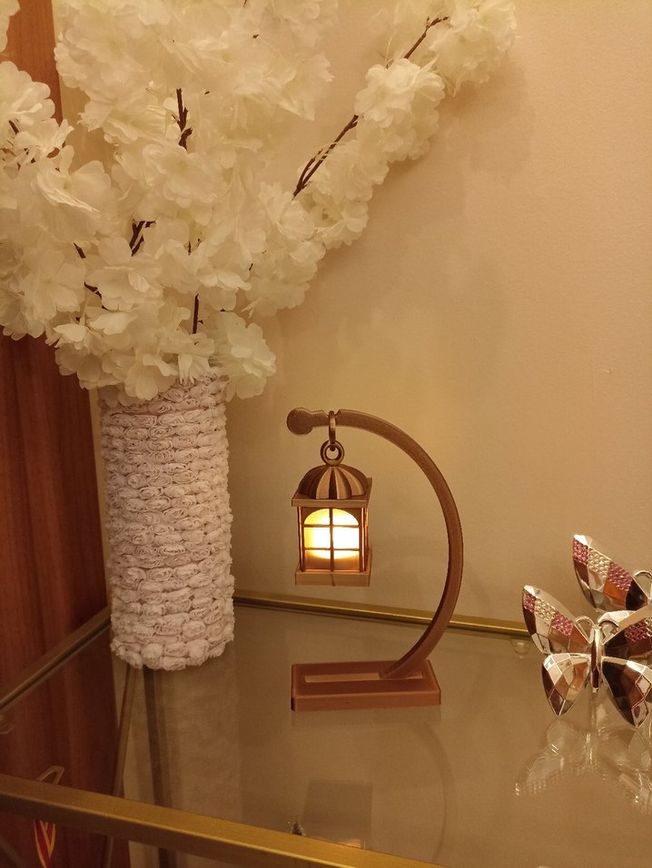 Bej Renkli Dekoratif Mumluk - Görsel 3