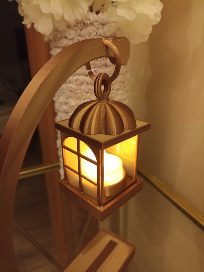 Bej Renkli Dekoratif Mumluk - Görsel 4