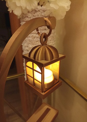 Bej Renkli Dekoratif Mumluk - Görsel 3