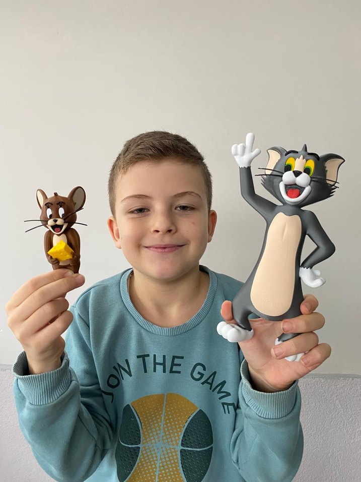 Tom ve Jerry Figür Seti - Görsel 2