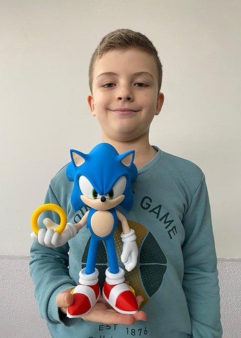 Mavi Sonic Aksiyon Figürü24 cm - Görsel 2