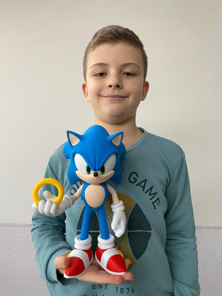 Mavi Sonic Aksiyon Figürü24 cm - Görsel 2