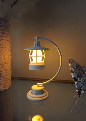 Beyaz Mini Fener Mumluk - Görsel 2