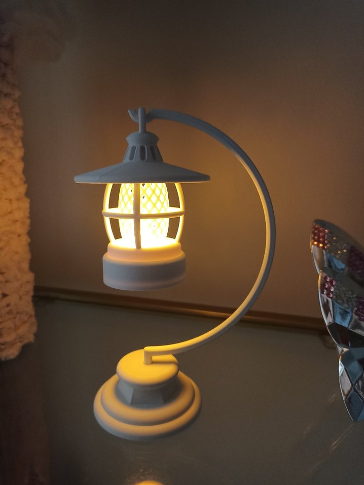 Beyaz Mini Fener Mumluk - Görsel 3