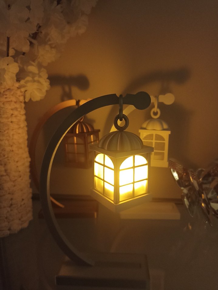 gri Renkli Mini Fener Mumluk - Görsel 2