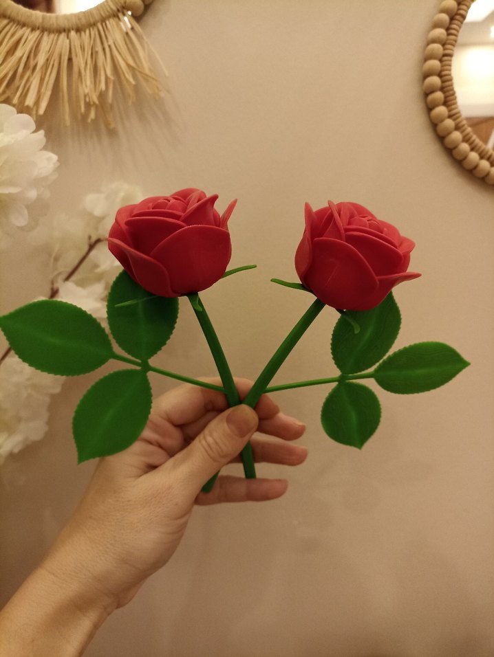 Kırmızı Gül 2 adet - Görsel 3